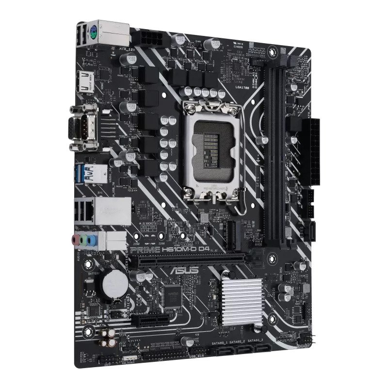 Pllakë amë ASUS PRIME H610M-D D4, LGA 1700, mATX