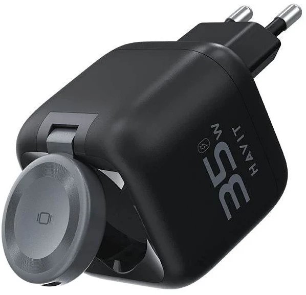 Полнач за ѕид Havit UC250 A EU, 35W, USB C, црн