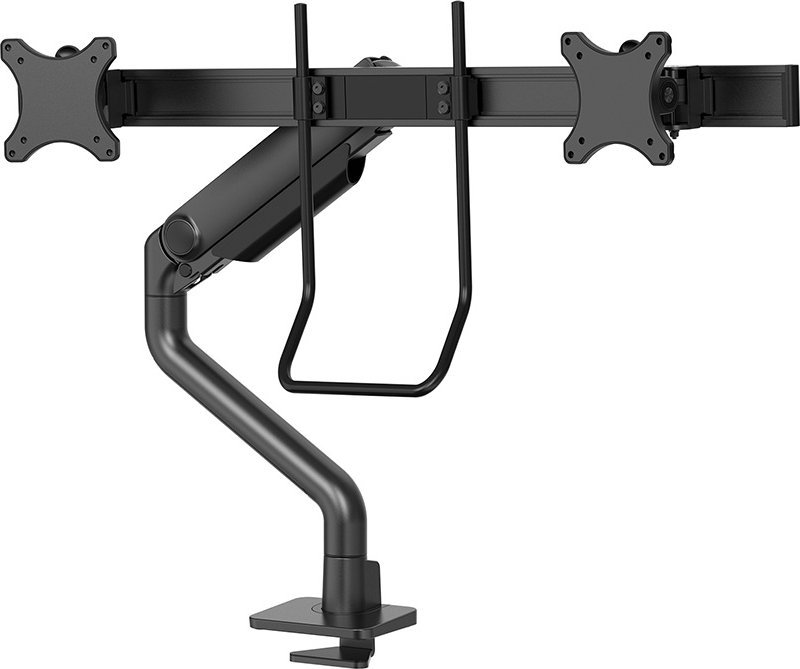 Mbajtës tavoline për dy monitorë Neomounts DS75S-950BL2, 17"-27", deri 8 kg, i zi
