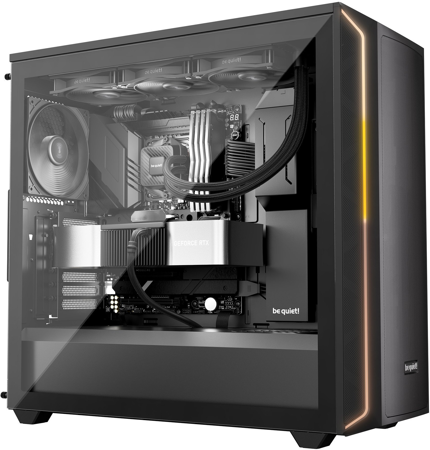 Ftohës uji për procesor Be Quiet Pure Loop 3 360mm, AIO, 3x 120mm, i zi