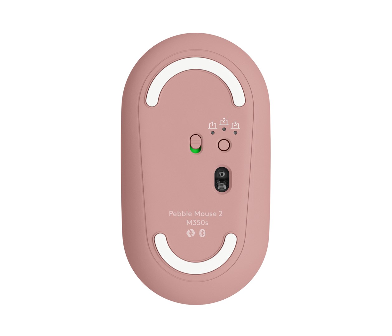 Maus Logitech Pebble Mouse 2 M350s, Bluetooth, pa zë, gri