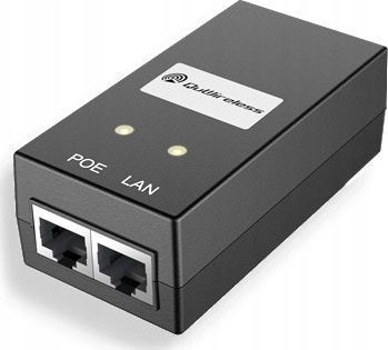 Adapter energjie PoE QuWireless QuPSU P248E, 19.2W, për përdorim të brendshëm, i zi
