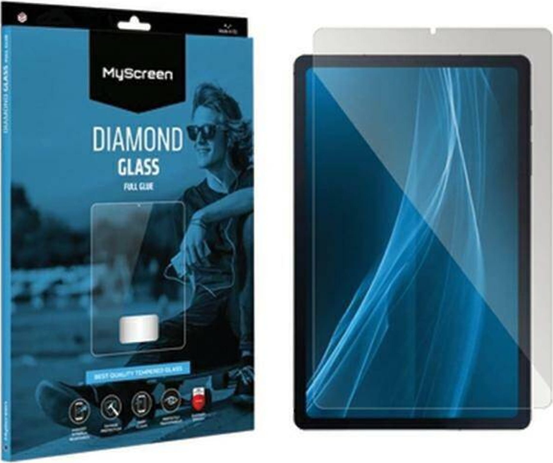 Xham mbrojtës Ms Diamond Glass Tab për Apple iPad Air 13" 2024, tempered glass, transparent