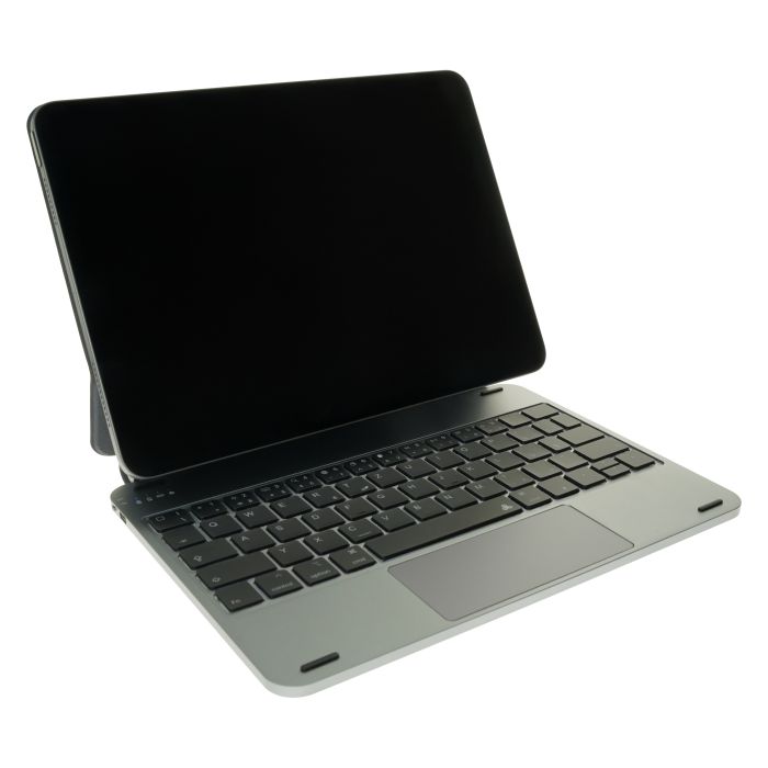 Dviced Magnetic Aluminium Keyboard Case For iPad Air/Pro 11-Inch, US, Dark Grey