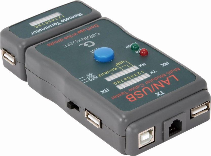Testues kabllosh Gembird UTP/STP/USB NCT-2, RJ45/USB, 9V, i zi