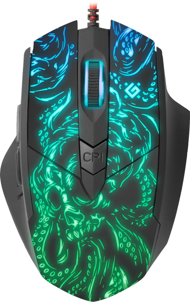Maus gaming Defender Titan GM-650L, RGB, i zi
