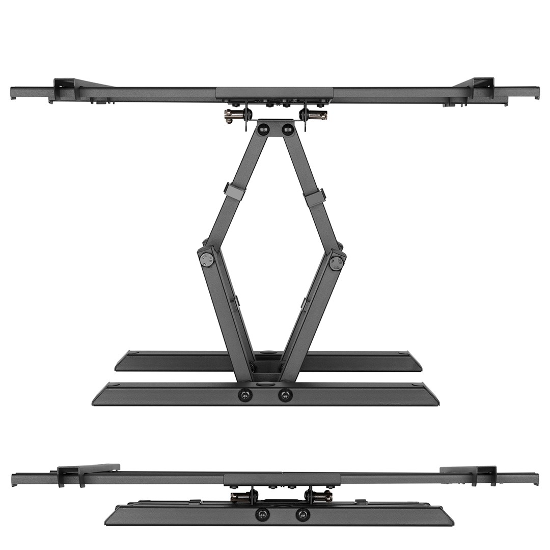 Mbajtëse muri për TV Maclean MC-881, 37-80", VESA 600x400, 60kg, e zezë