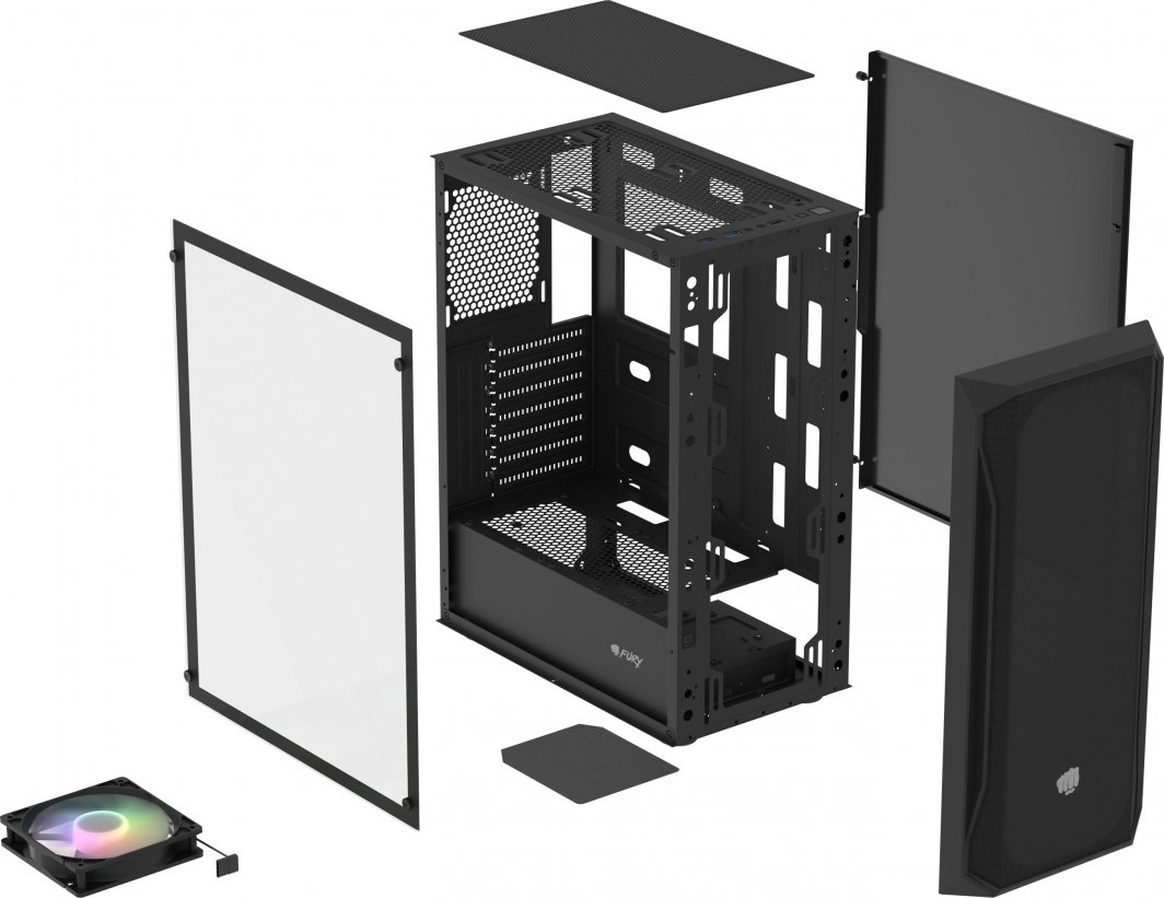Kasë Fury Shobo SH4 RGB, Midi Tower