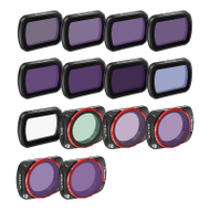 Set filtrash Freewell 14Pack Mega Kit, ND ND/PL CPL Snow Mist Light Pollution, për DJI Osmo Pocket 3, i zi
