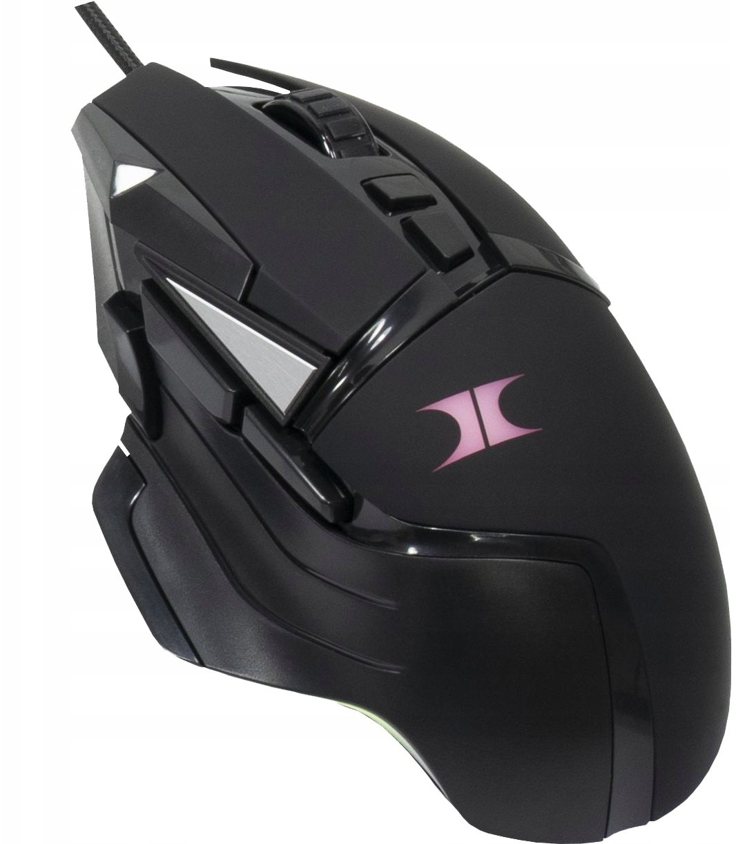 Set tastierë dhe mi Inter-Tech KC-3000, USB, ndriçim, layout gjerman QWERTZ, i zi