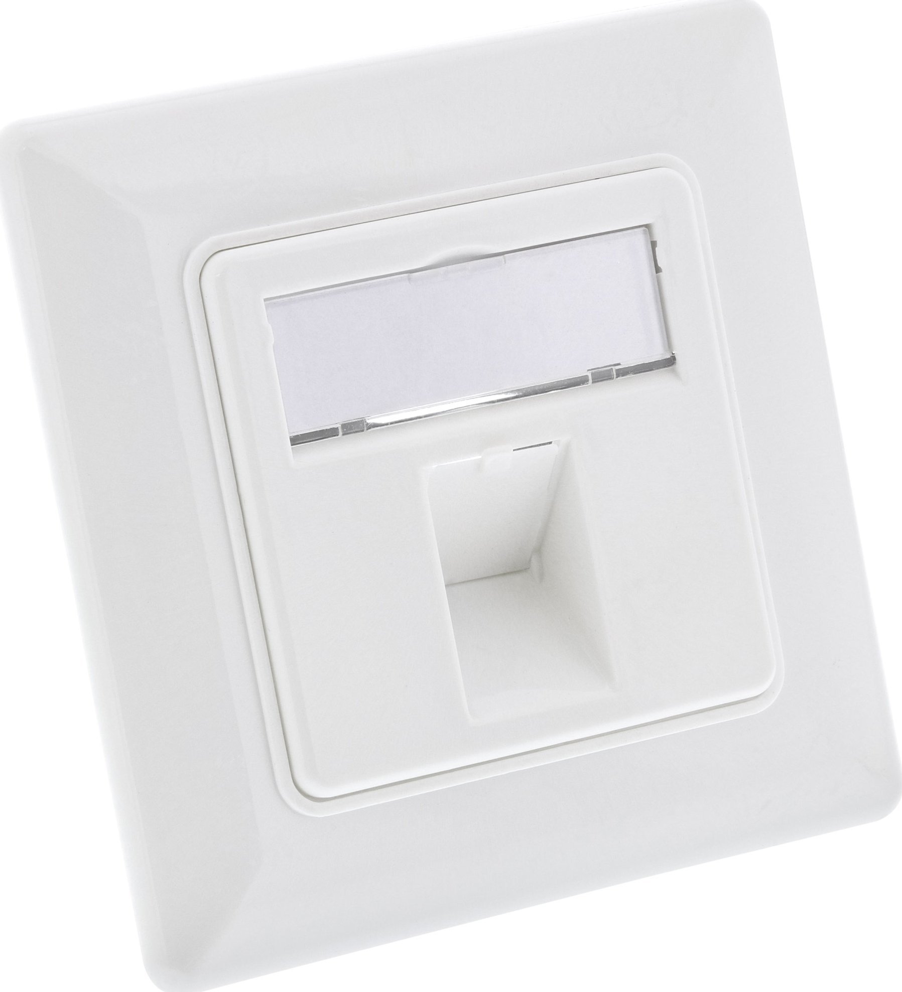 Kornizë modulare murale InLine, RJ 45, Pure White RAL 9010