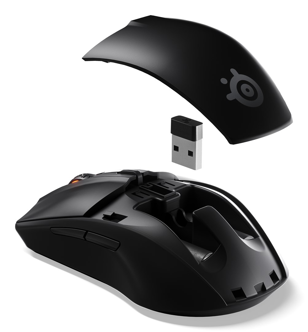 Maus lojërash SteelSeries Rival 3 Wireless, TrueMove Air, i zi