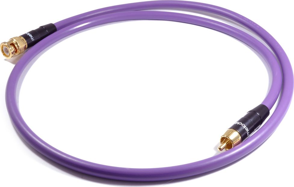 Kabllo Melodika RCA (Cinch) - BNC, 0.5m, e vjollcë