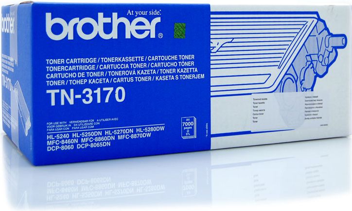 Tonera printeri Brother TN3170 Multipack, 2 copë, origjinal, i zi
