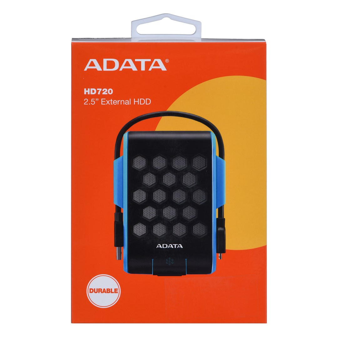 Disk i jashtëm ADATA HD720, 2TB, USB 3.0, zi blu