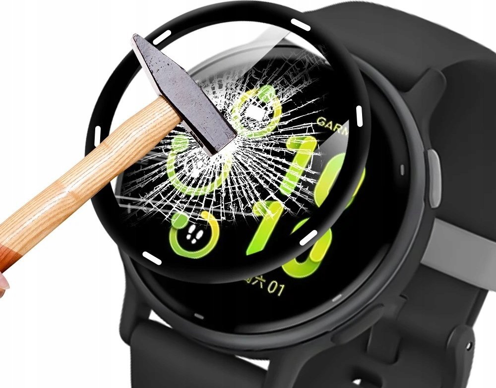 Mbrojtëse ekrani Wozinsky për Garmin Vivoactive 5, xham Full Glue, set 2 copë, transparente