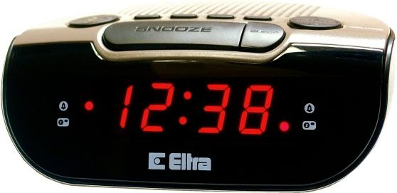 Radio orë Eltra ZEBU 06PLL, digjitale, gri e bardhë