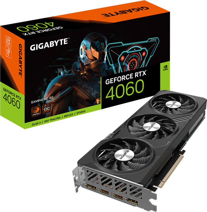 [OUTLET] Kartelë grafike GIGABYTE GeForce RTX 4060 GAMING OC 8G, 8GB GDDR6