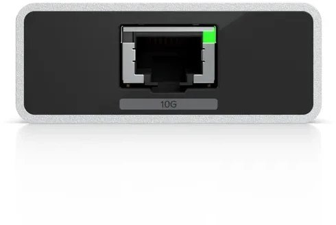 Adapter rrjeti Ubiquiti UniFi UACC-Adapter-RJ45-USBC-10GE, 10Gbps, USB C në RJ45, gri e zezë