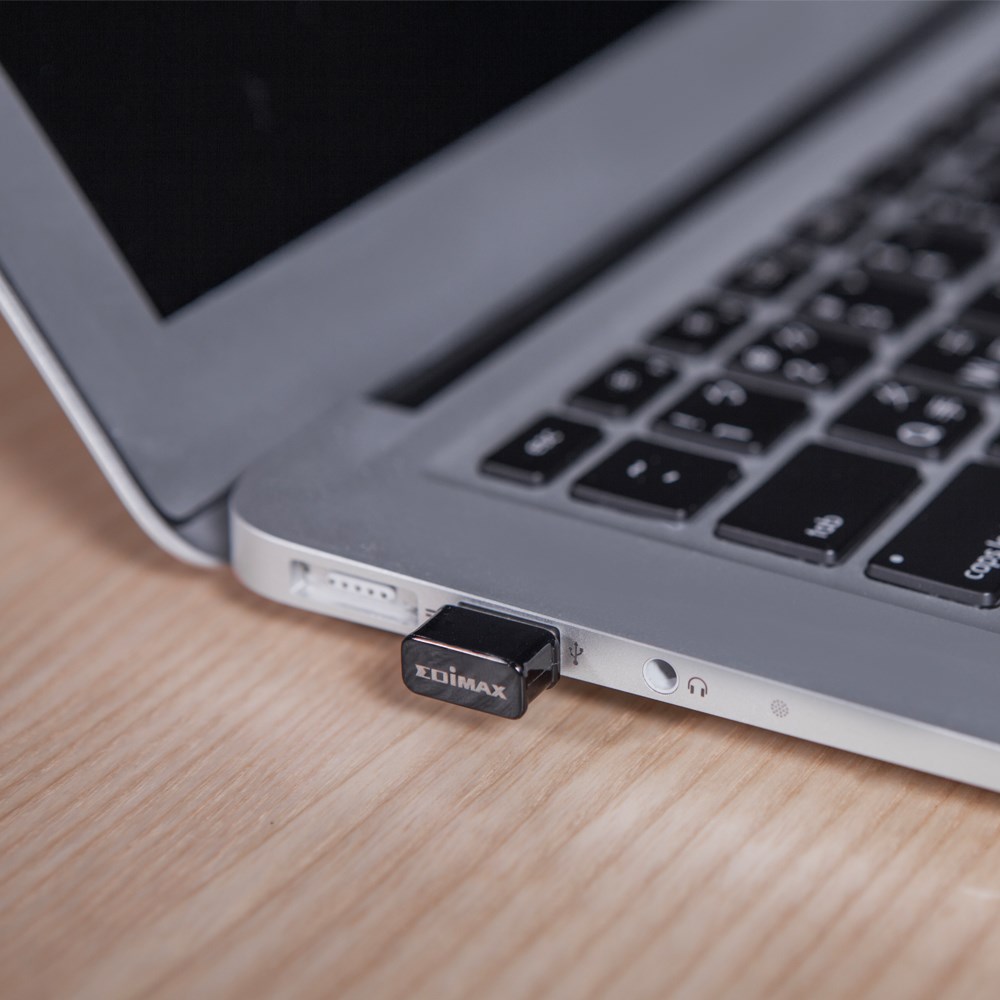 Përshtatës Wi-Fi Edimax EW-7822ULC, USB-A, AC1200, i zi