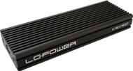 Kuti eksterne SSD LC-Power LC-M2-C-MULTI, M.2 NVMe SATA, USB-C 3.2 Gen 2, argjendtë