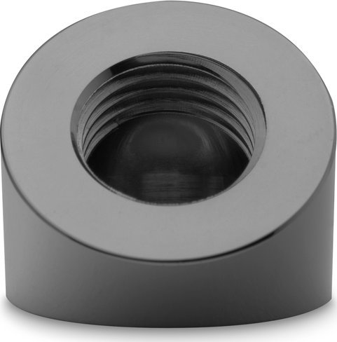 Адаптер за ладење со вода EK Water Blocks EK-Quantum Torque, 45°, G1/4\" женски во G1/4\" женски, Black Nickel