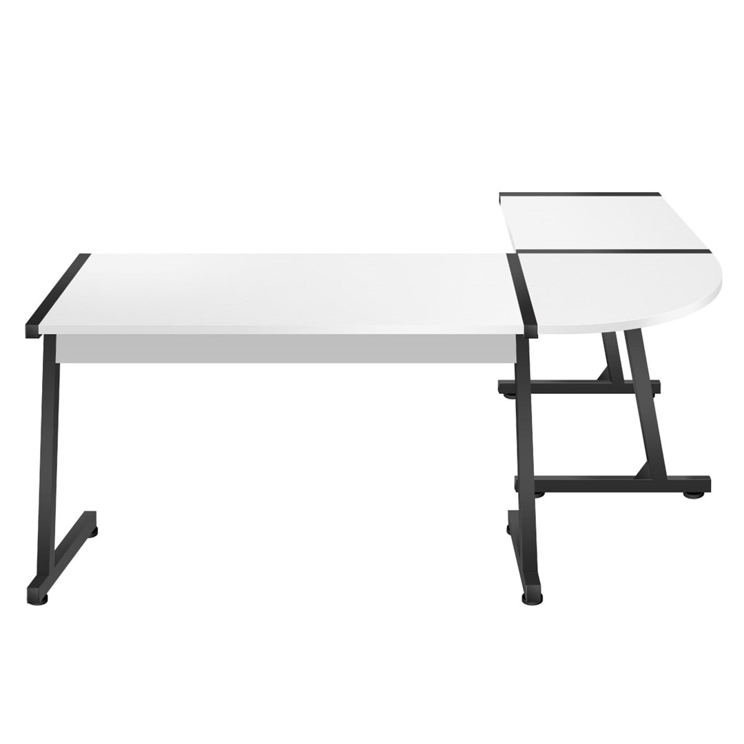 Tavolinë gaming këndore Huzaro Hero 6.0, 147x112 cm, 15mm, e bardhë 4