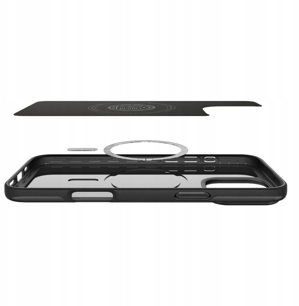 Mbrojtëse telefoni Spigen Thin Fit MagSafe, për iPhone 17 Pro Max, e zezë