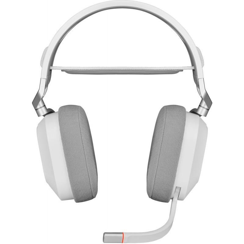 Kufje gaming Corsair HS80, wireless 7.1, RGB, të bardha, factory refurbished
