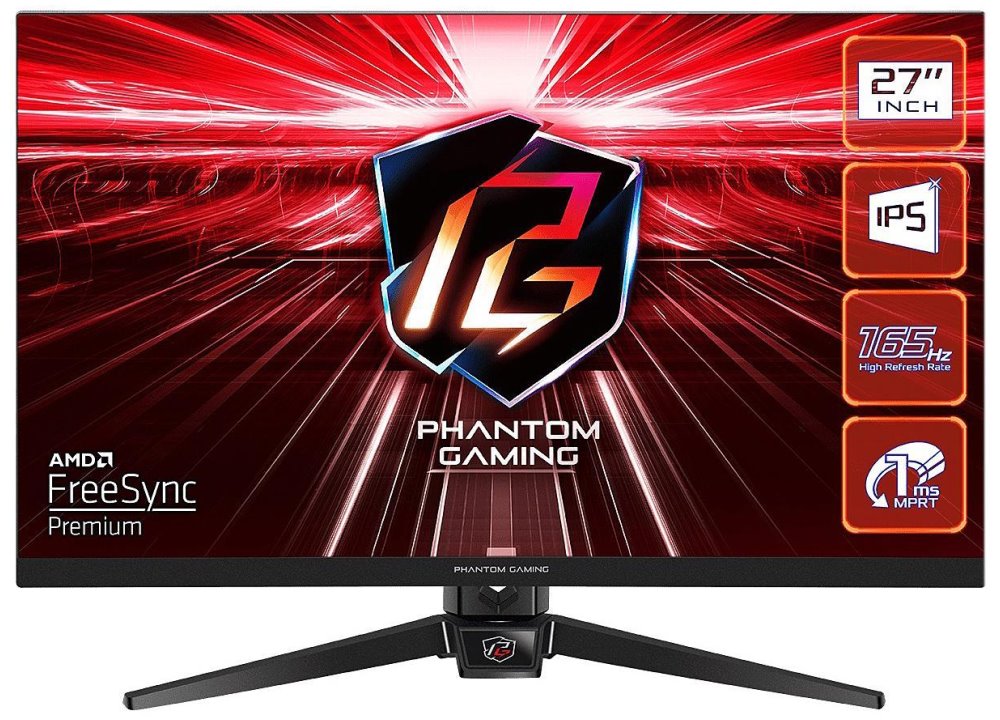 Monitor ASRock Phantom Gaming PG27FF1A, 27", Full HD, 1920x1080, i zi