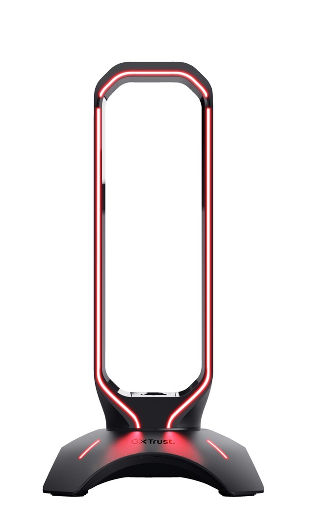 Stendë kufjesh Trust GXT 265 Cintar, RGB, 2x USB, e zezë