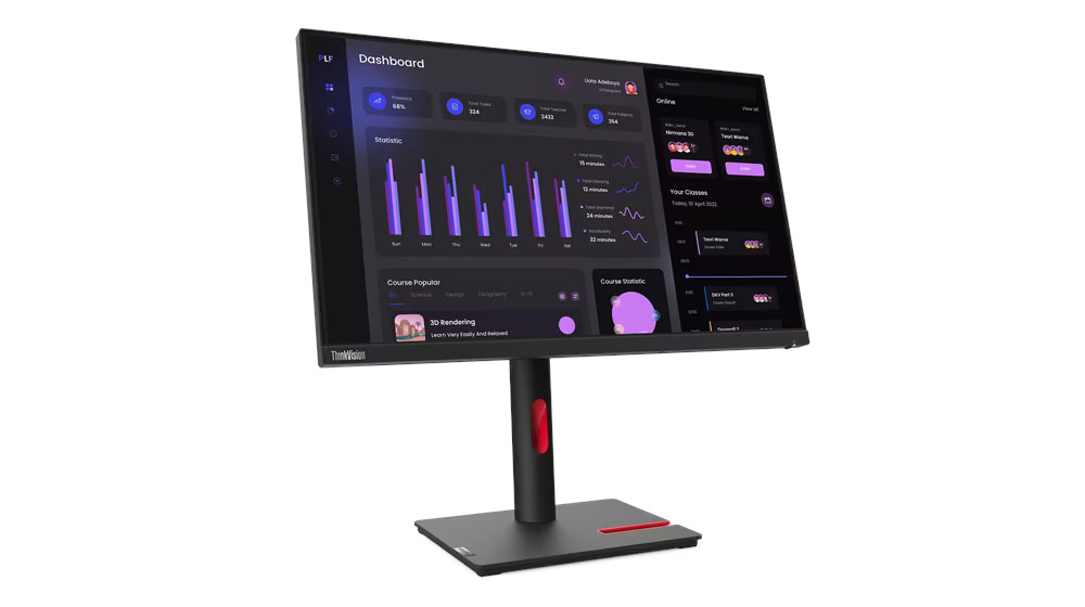 Monitor Lenovo ThinkVision T24i-30, 23.8", FHD, i zi