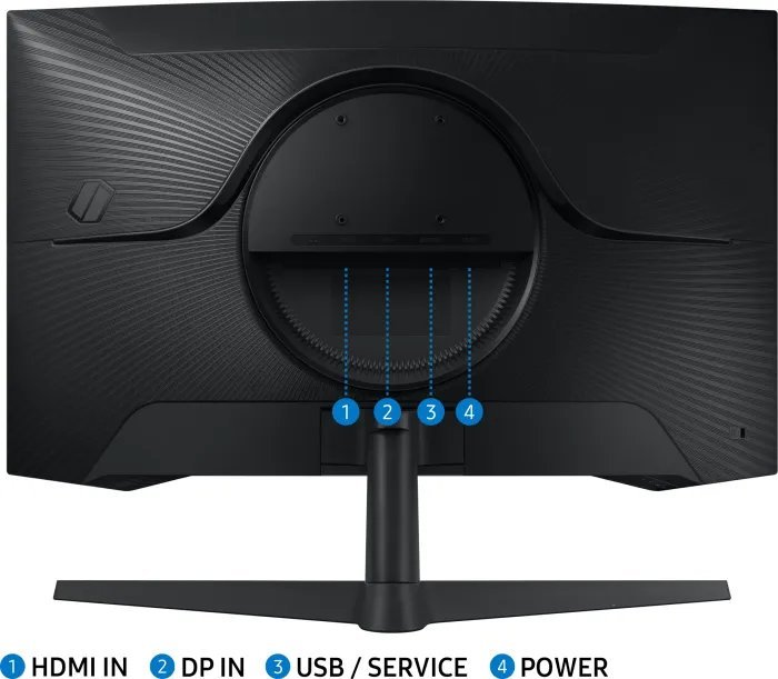 Monitor gaming Samsung Odyssey G5 LS27CG554EUXEN, 27", QHD, 165Hz, i zi