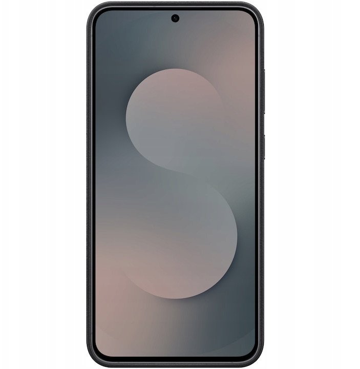 Futrollë Samsung Kindsuit Faux Leather për Galaxy S25 FE, lëkurë sintetike, e zezë