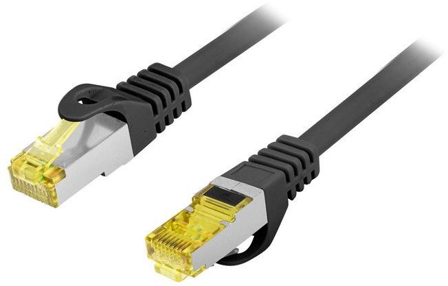 Мрежен кабел Equip Patch Cable Cat6A Outdoor, S/FTP, 1m, црн