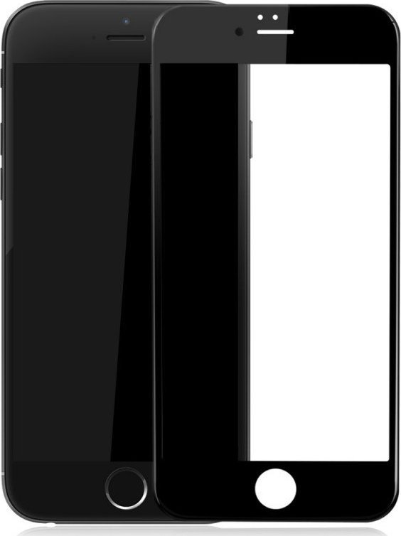 Xham mbrojtës Renov8 3D Tempered Glass për iPhone 8 Plus 7 Plus, 9H, i zi