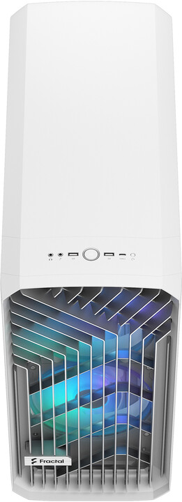 Kasë kompjuteri Fractal Design Torrent White RGB TG Clear Tint