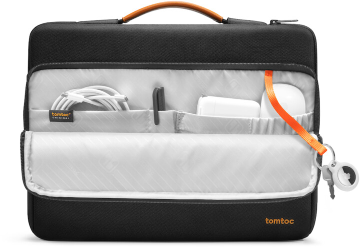 Çantë tomtoc për MacBook Pro 2021 16", e zezë