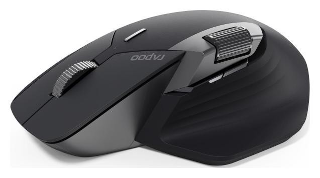 Maus wireless Rapoo MT760L, optik 4000 DPI, RF dhe Bluetooth, i zi