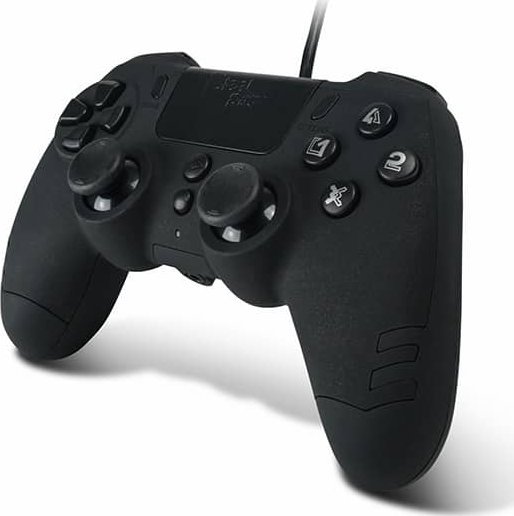 Gamepad Lexip SteelPlay Slim Pack, me kabllo, për PS4 dhe PC, i zi