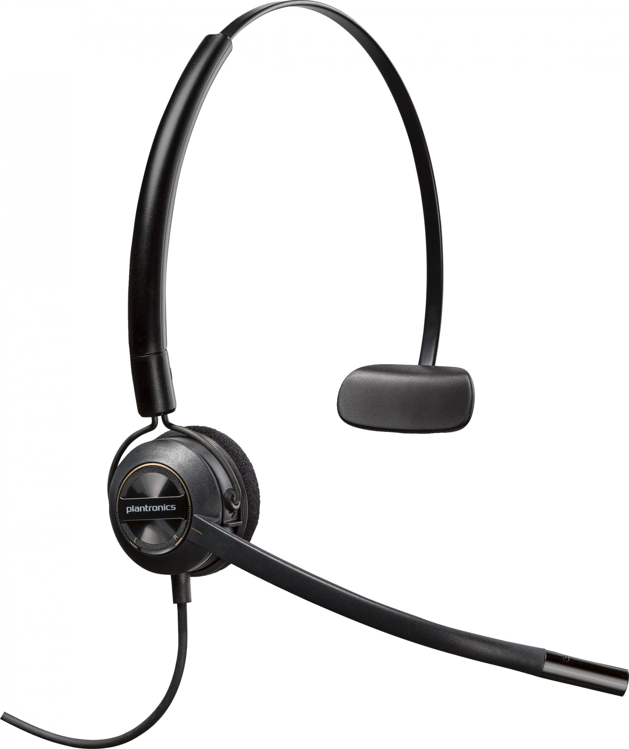 Kufje me kabllo Poly EncorePro 540, Quick Disconnect, për qendra thirrjesh, të zeza