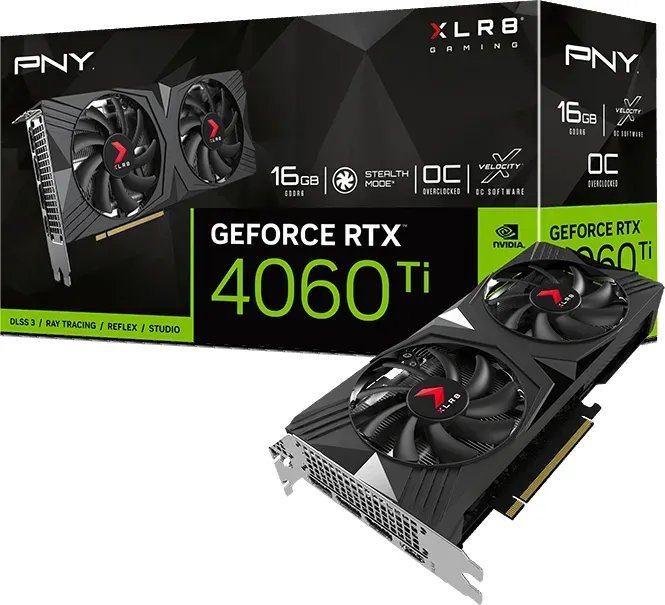 Kartelë grafike PNY GeForce RTX 4060 Ti XLR8 Gaming Verto OC 16GB GDDR6