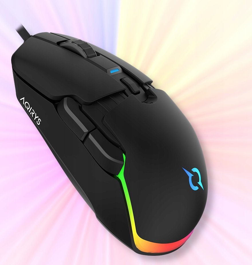 Mouse me kabllo Aqirys Lynx, 16000 dpi, i zi