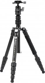 Tripod për kamerë Fotopro 58, alumin, kokë sferike, 8 kg, i zi
