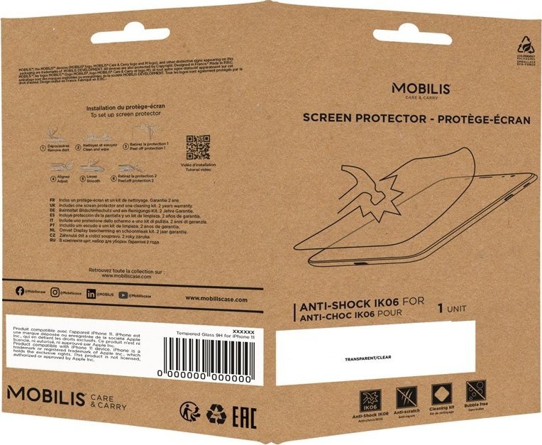 Mbrojtëse ekrani për tablet Mobilis 036174, për Zebra ET51 ET56, transparente