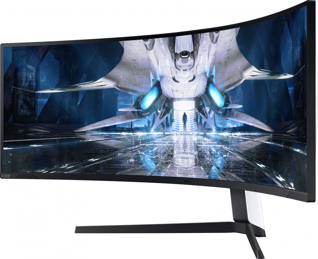 Monitor Samsung Odyssey G9 NEO, 49" LED, DQHD, i bardhë / zi
