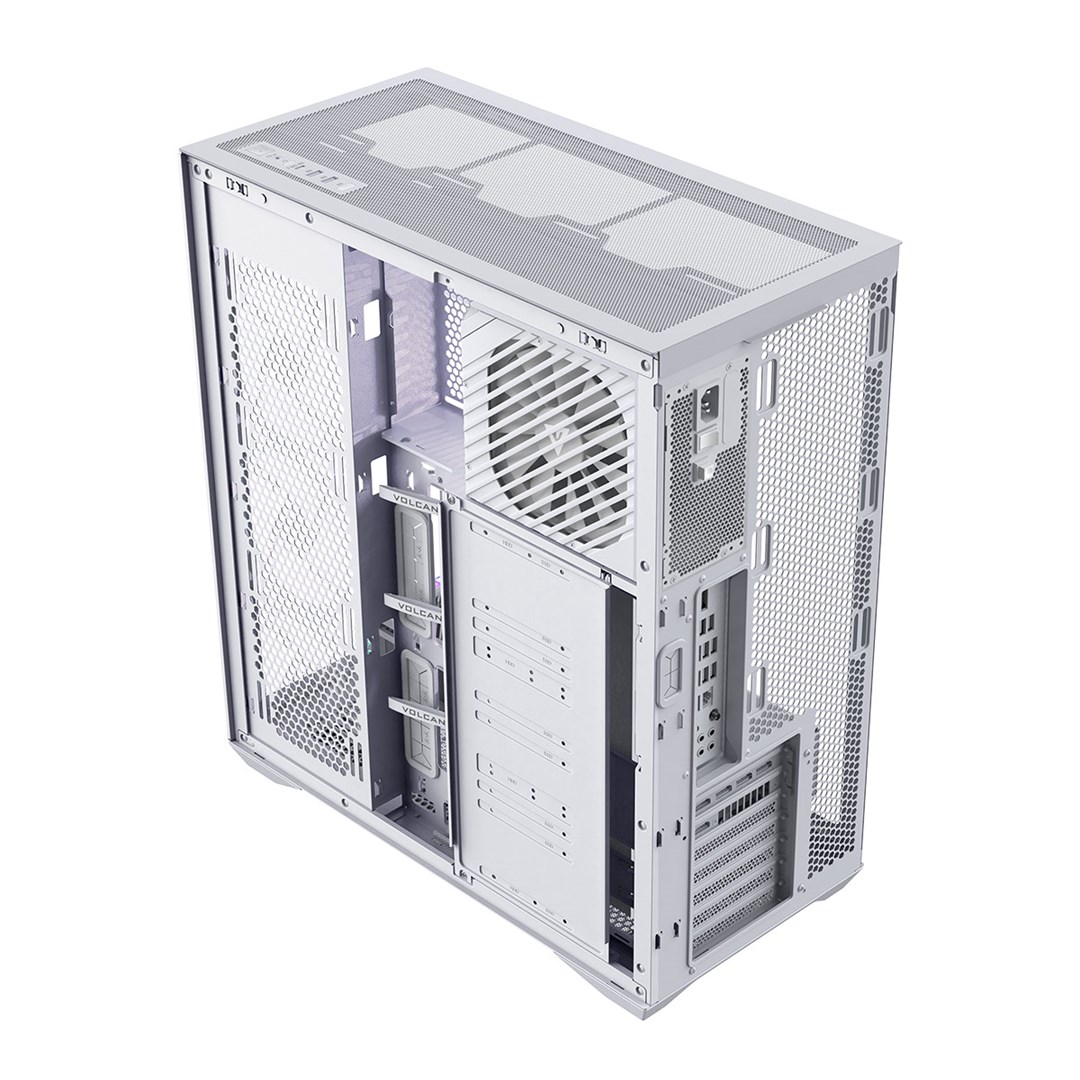 Kullë PC Modecom Volcano SPACE XL Full Tower, ATX E ATX, pa ventilatorë, e bardhë