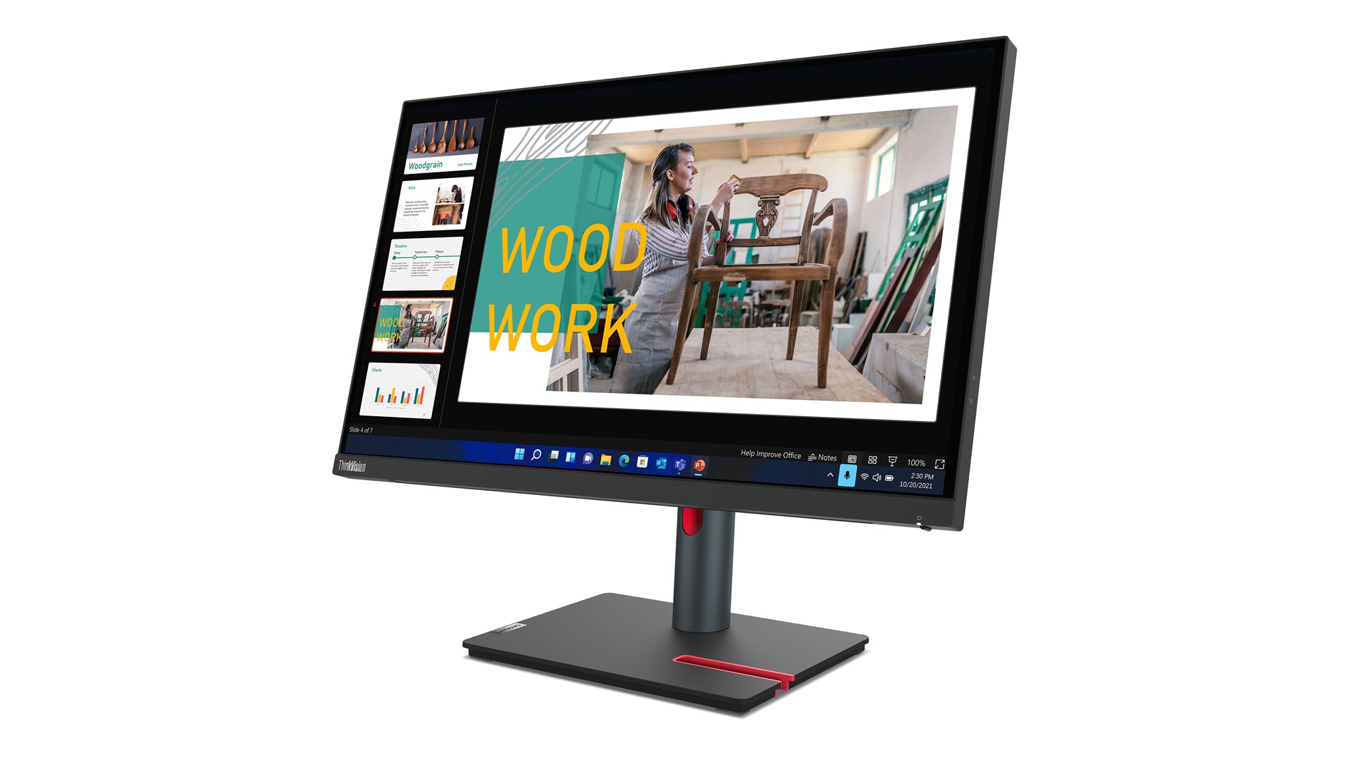 Monitor Lenovo ThinkVision P24q-30, 23.8", QHD, i zi