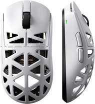 Maus gaming pa tel MCHOSE A7X Ultra, sensor PAW3950 TI, 8000Hz, i bardhë