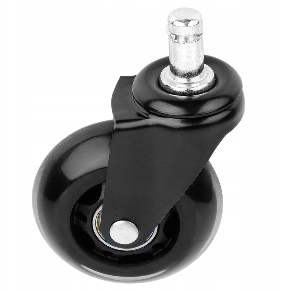 Rrota gome për karrige Vilde, 6.3 cm, pin 11 mm, set 5 copë